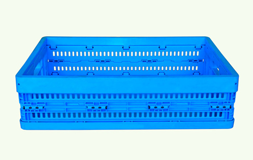 折疊6416封底塑料周轉筐