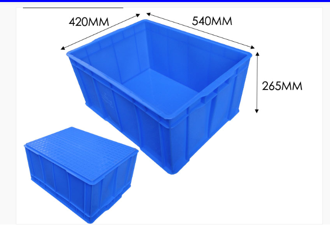   識別廣東塑料周轉箱，帕仂特 有絕招